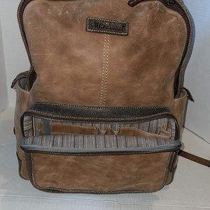 Johnston & Murphy City and Travel Leather Backpack